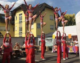 Auftritt der Shadow Cheer All Stars auf dem Foodfestival